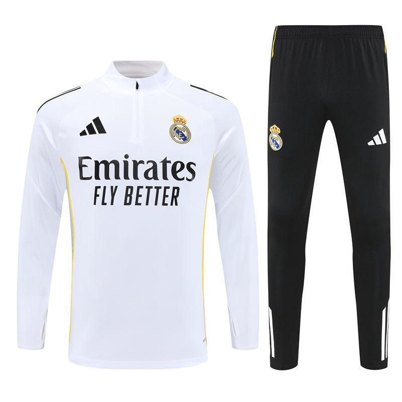Tracksuit Real Madrid White/Black 25/26