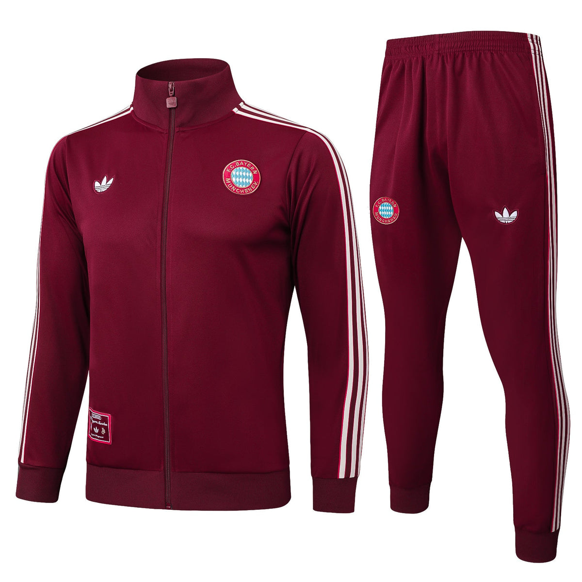 Bayern Munich Red Tracksuit Full-Zip 25/26