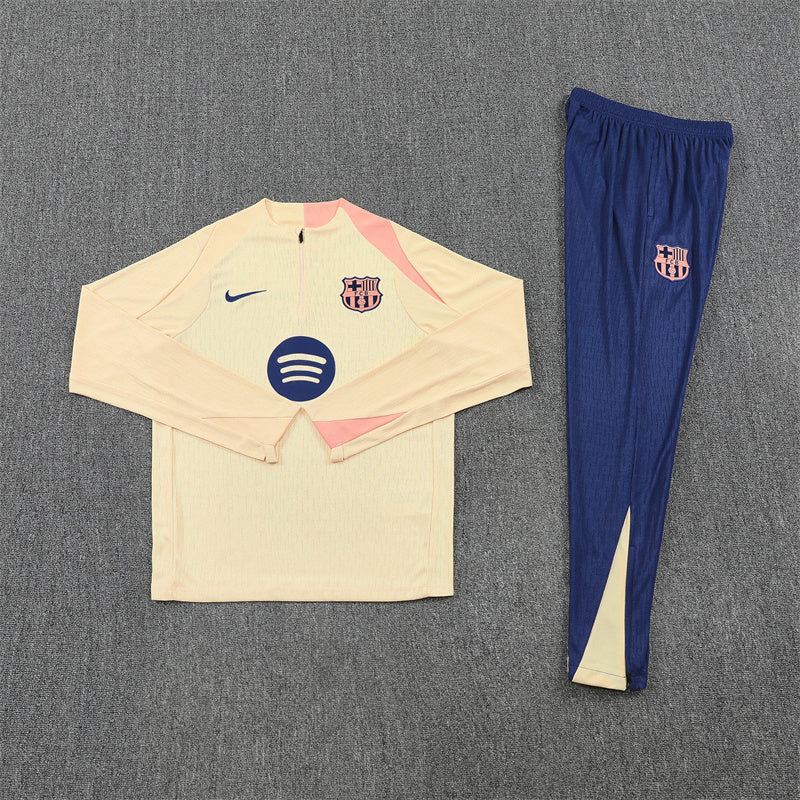 Tracksuit Barcelona Beige/Blue Training 25/26