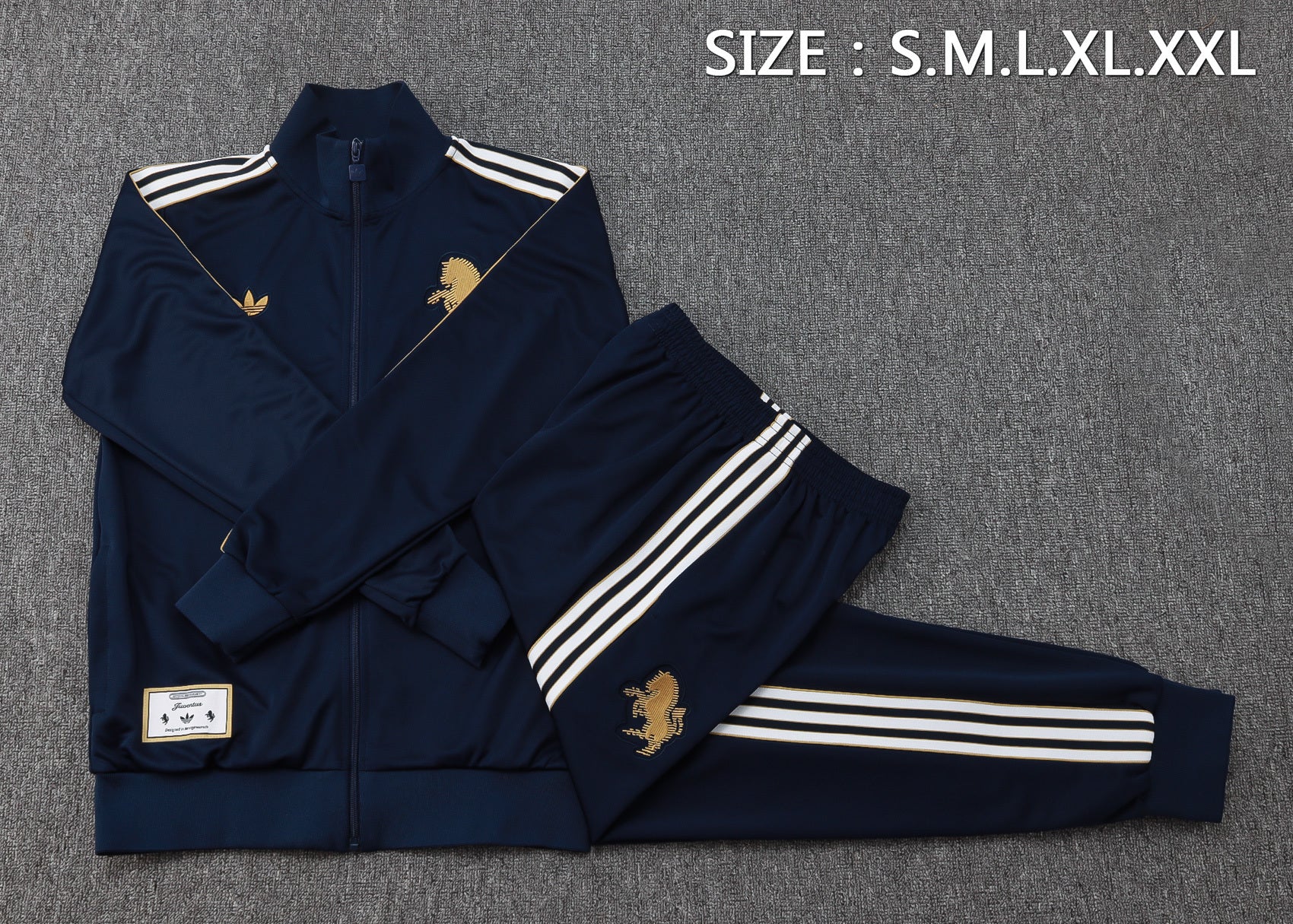 Juventus Dark Blue Tracksuit Full-Zip 25/26