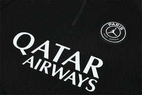 Paris Black Tracksuit Half-Zip 25/26