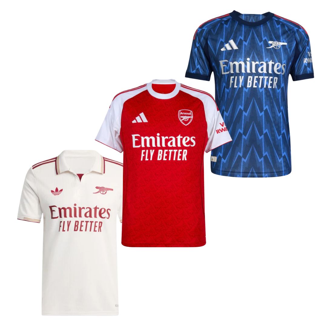 Arsenal Fan Jersey Home, Away and Third 2025/26 - Kit 3 Fan Jersey