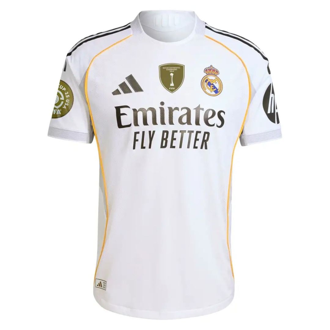 Real Madrid home 25/26 Patch Club World Cup