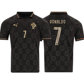 Portugal Fan Jersey Black Panther 2025/26 #7 Ronaldo