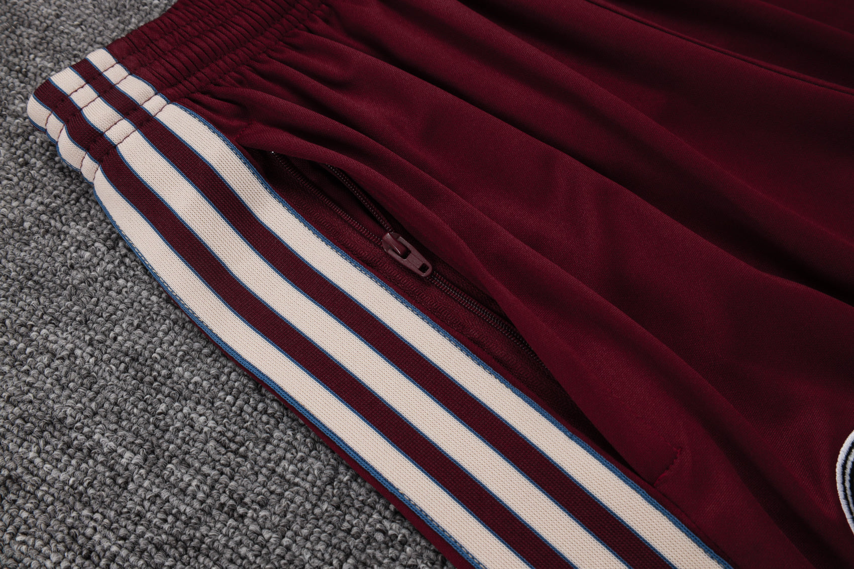 Ajax Beige/Red Tracksuit Half-Zip 25/26