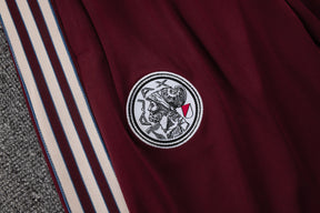 Ajax Beige/Red Tracksuit Half-Zip 25/26