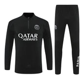 Paris Black Tracksuit Half-Zip 25/26