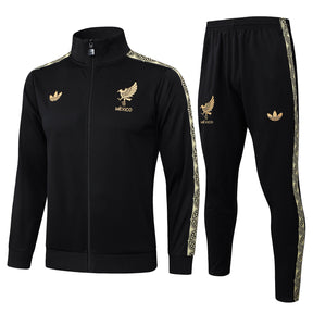 Mexico Black/Gold Tracksuit Full-Zip 25/26