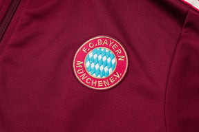 Bayern Munich Red Tracksuit Full-Zip 25/26