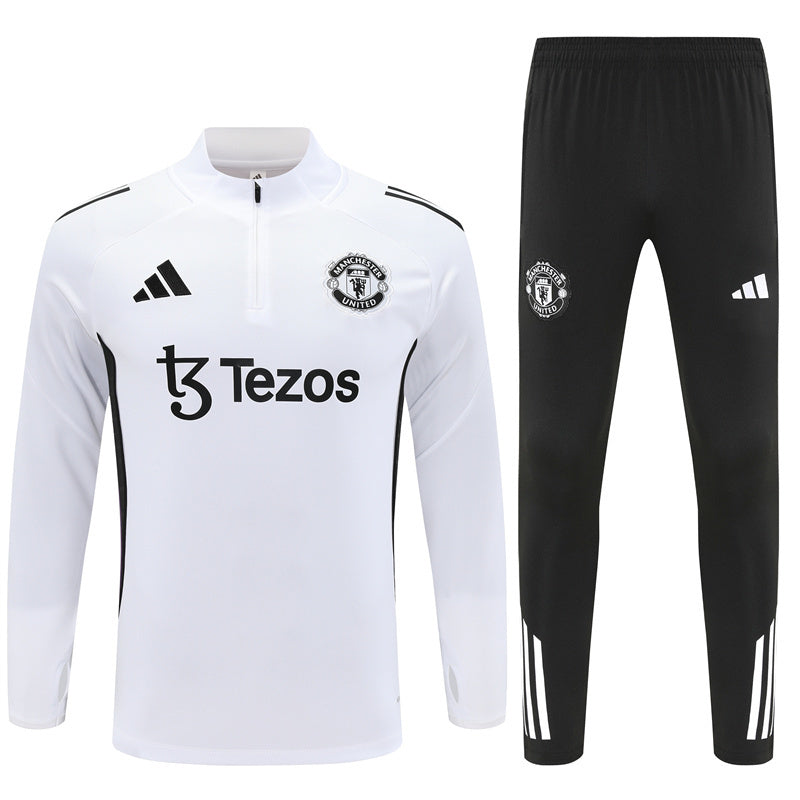 Tracksuit Manchester United White/Black 25/26