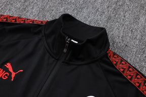 Milan Black Tracksuit Full-Zip 25/26