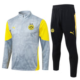 Borussia Dortmund Gray/Black Tracksuit Half-Zip 25/26