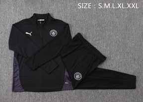 Manchester City Black Tracksuit Half-Zip 25/26