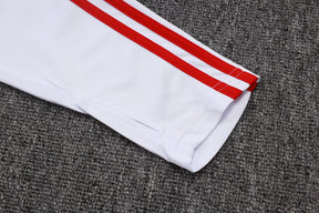 Bayern White/Gray Tracksuit Half-Zip 25/26
