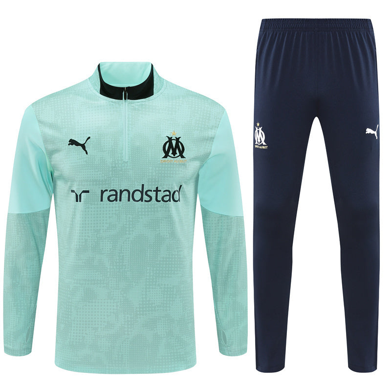 Tracksuit Marseille Green/Dark Blue 25/26