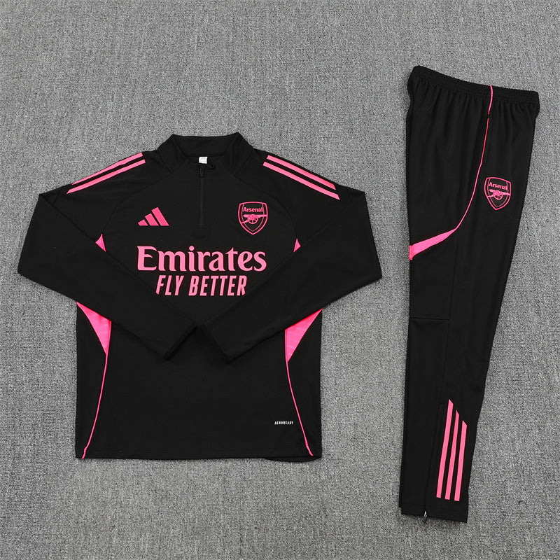 Tracksuit Arsenal Black/Pink 25/26