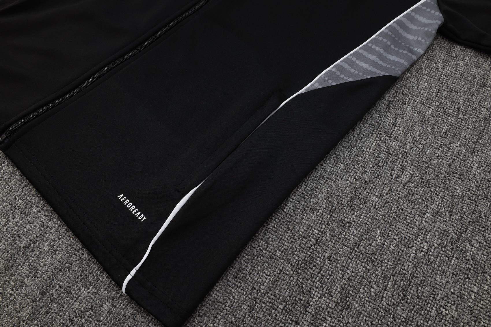 Real Madrid Black Tracksuit Full-Zip 25/26