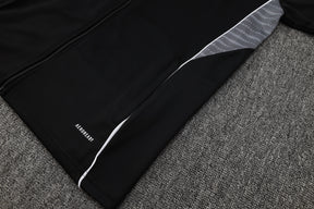 Real Madrid Black Tracksuit Full-Zip 25/26