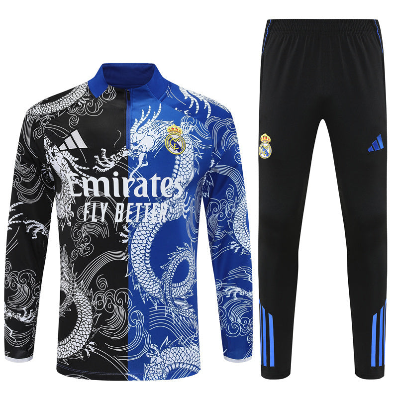 Tracksuit Real Madrid Dragon Blue/Black Training 25/26