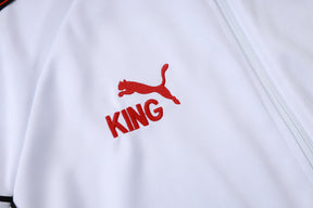 Milan White/Black Tracksuit Full-Zip 25/26