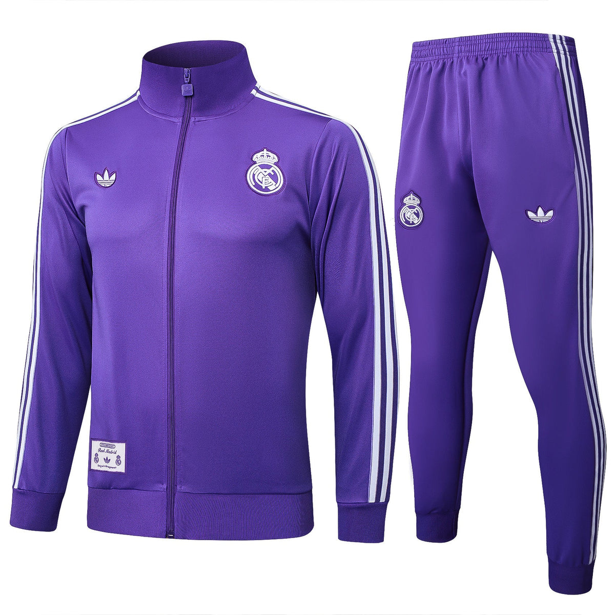 Real Madrid Purple Tracksuit Full-Zip 25/26