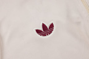 Ajax Beige/Red Tracksuit Half-Zip 25/26