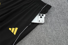 Real Madrid White/Black Tracksuit Half-Zip 25/26