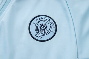Manchester City Light/Dark Blue Tracksuit Full-Zip 25/26