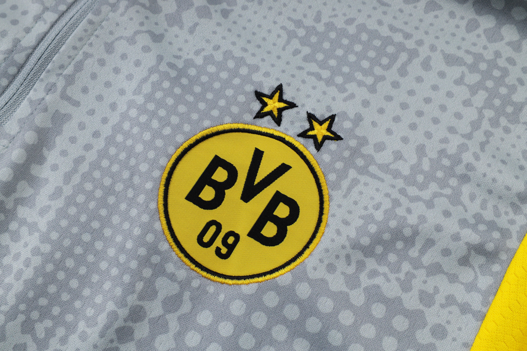 Borussia Dortmund Gray/Black Tracksuit Half-Zip 25/26