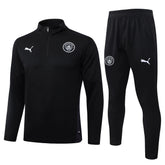 Manchester City Black Tracksuit Half-Zip 25/26
