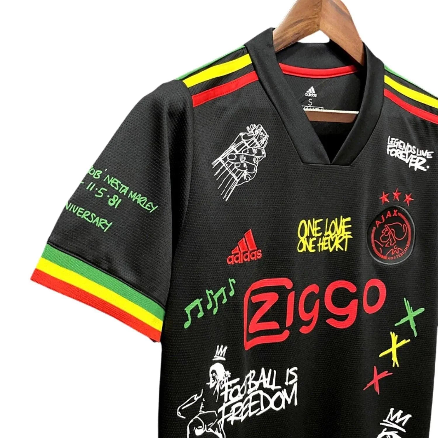 Ajax third 2021/22 - Limited Edition Bob Marley x Ajax Tribute