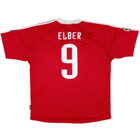 Elber #9 Bayern Munich Home Retro Jersey 2001/02