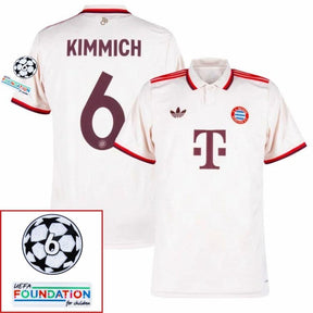Bayern München Third Fan Jersey 2024/25 Patches UCL UEFA Foundation (Official Printing)