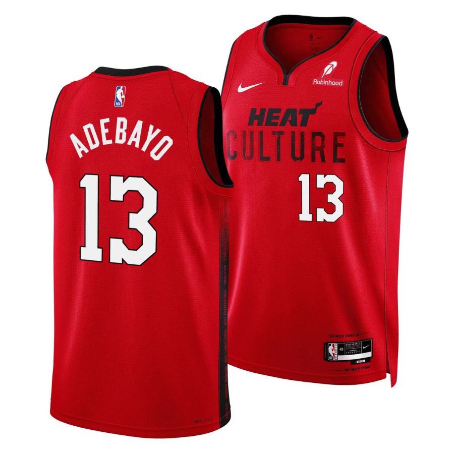 Bam Adebayo 13 Miami Heat City Edition 25/26 NBA Jersey