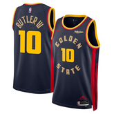 Jimmy Butler III 10 Golden State Warriors Navy City Edition Navy 24/25 NBA Jersey