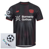 Bayer 04 Leverkusen Home Fan Jersey 2025/26 Patches UCL + 10th Anniversary UEFA Foundation