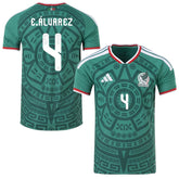 Mexico Home E.ÁLVAREZ 4 Authentic Player Shirt 2026 World Cup