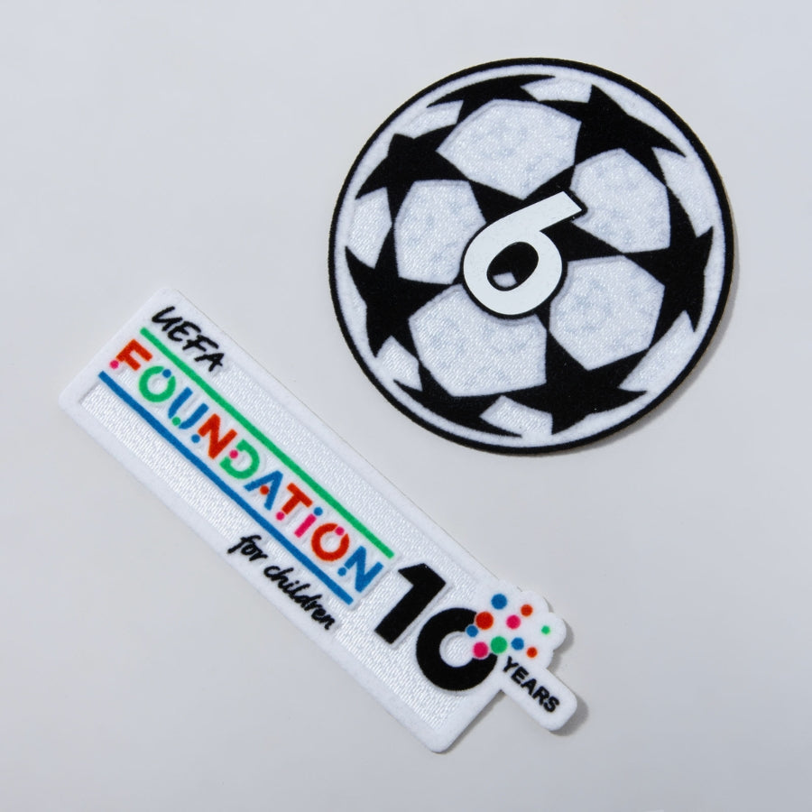 Bayern München Away Fan Jersey 2025/26 Patches UCL + 10th Anniversary UEFA Foundation