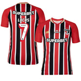 São Paulo Away Lucas 7 Fan Jersey 2025/26 Official Printing