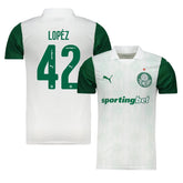 Palmeiras Away Flaco Lopez 42 Fan Jersey 2025/26