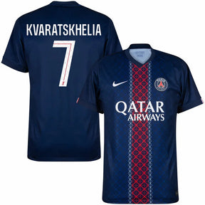 PSG Kvaratskhelia 7 Home Fan Jersey 2025/26