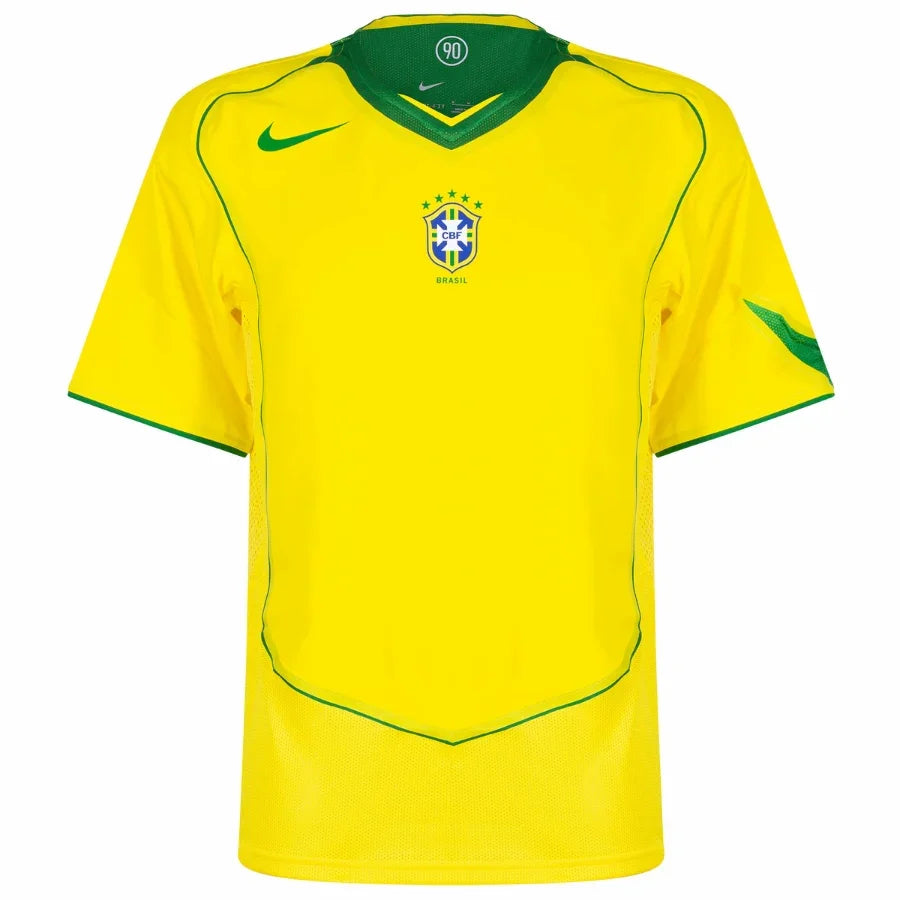 Brazil Retro Home Fan Jersey 2004-2005 (Reissue)