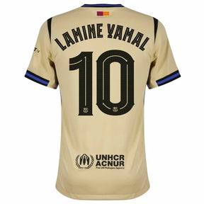 Barcelona Away Lamine Yamal 10 Fan Jersey 2025/26 Official Printing (Champions League)