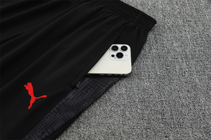 Tuta Milan Training Nera 25/26 Uomo | Tracksuit Calcio