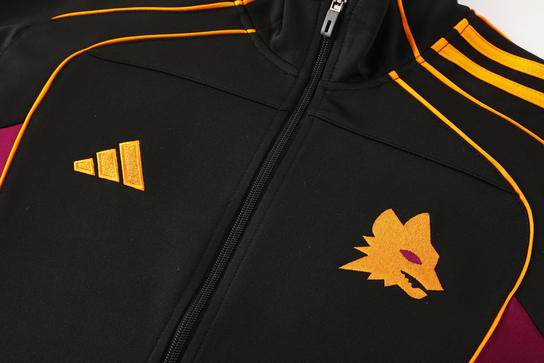 Roma Black Tracksuit Full-Zip 25/26