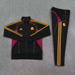 Roma Black Tracksuit Full-Zip 25/26