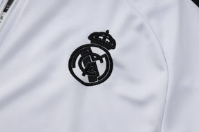 Real Madrid White Tracksuit Full-Zip 25/26