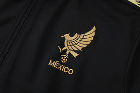 Mexico Black/Gold Tracksuit Full-Zip 25/26