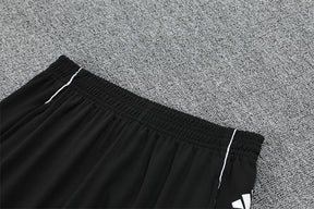 Real Madrid White/Black Tracksuit Half-Zip 25/26