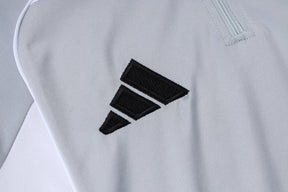 Real Madrid Gray Tracksuit Half-Zip 25/26